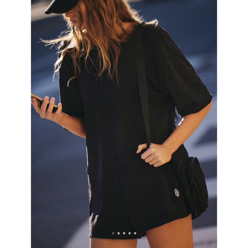 FP Movement by Free People Hot Shot Tee Romper NWT